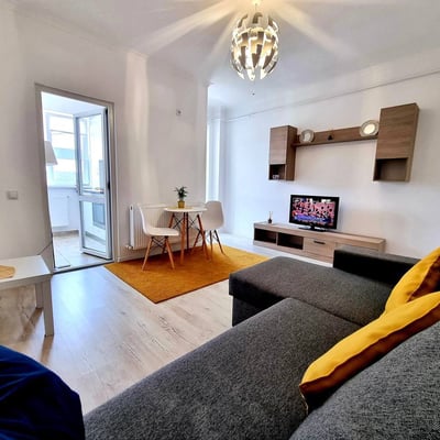 Rent of a bright freshly renovated 1-room apartment, Chiajna, Sector 6, Bucharest, Romania